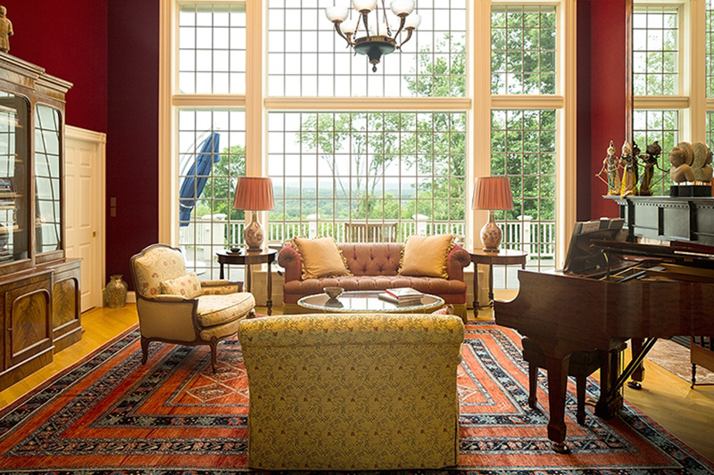 simsbury residence living room